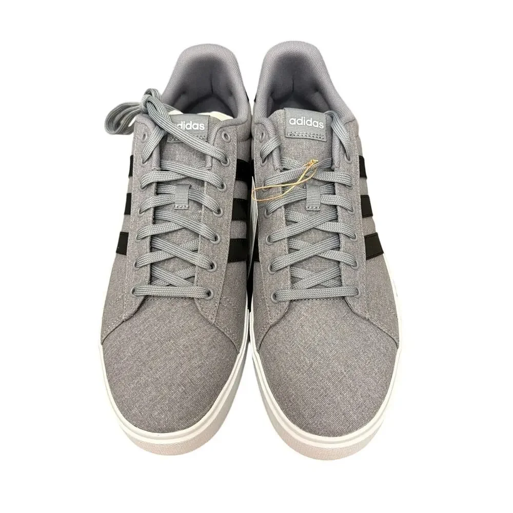 Adidas Daily 4.0 Mens Skateboarding Shoes Grey Black Sneakers IF4493 Size 14